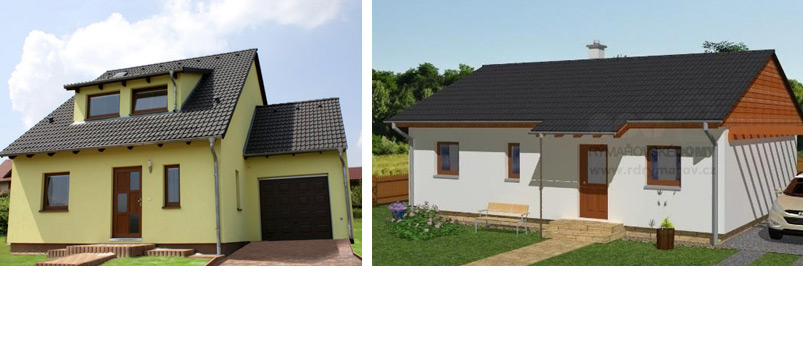 > Montované rodinné domy (dřevostavby) - RÝMAŘOVSKÉ DOMY (okolí Prahy + střední Čechy)